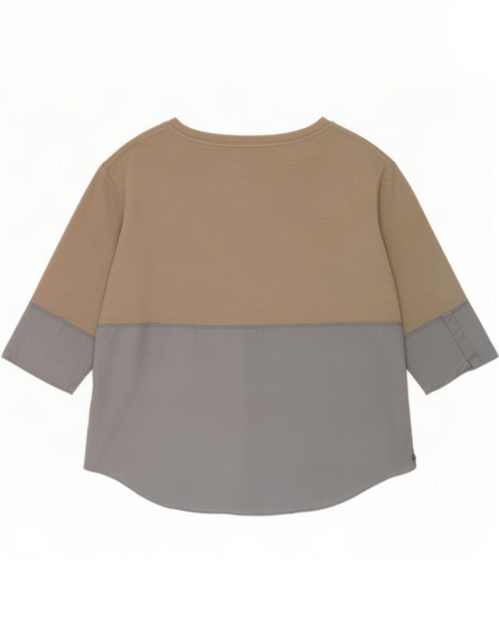 Cos Top pentru femei cu mâneci 3/4 UK 16 mare, gri, poliester color bloc