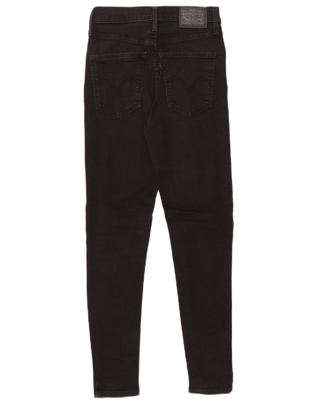 Blugi super skinny pentru femei Mile High L25 L28 bumbac negru LEVI'S