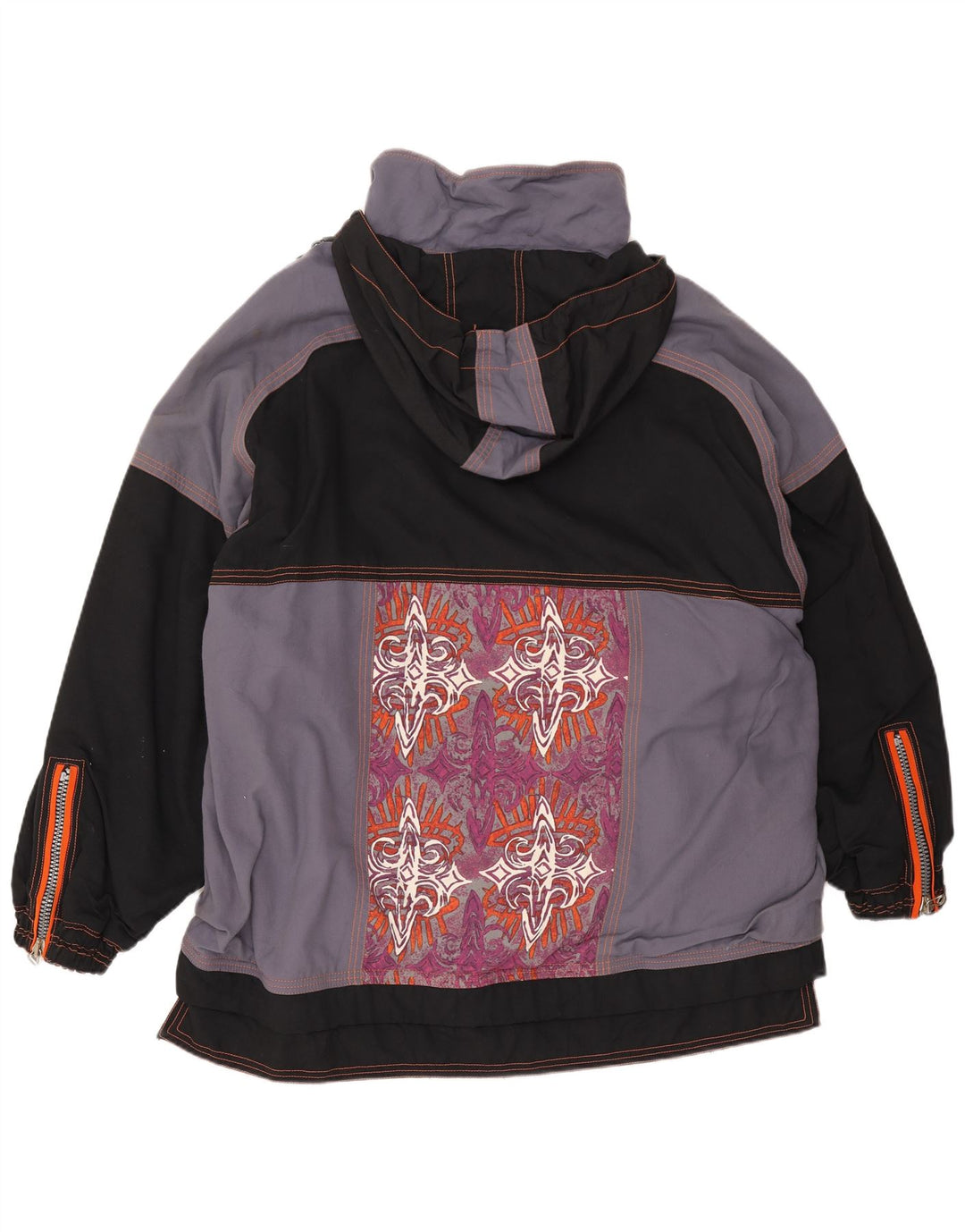 Jachetă de schi cu glugă pentru bărbați Ellesse UK 42 XL, gri, poliamidă color bloc