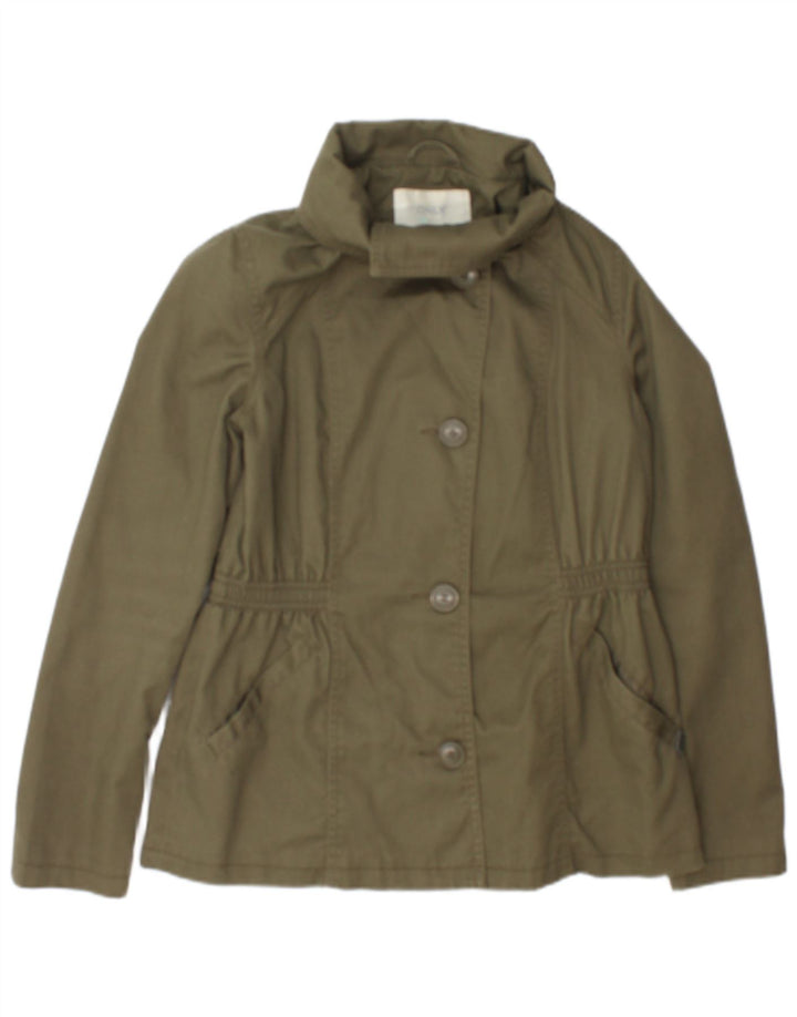 Only Bomber Jacket pentru femei UK 12 Poliester verde mediu