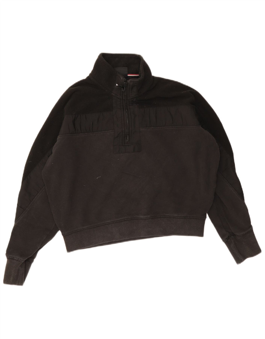 Pulover Superdry pentru femei, crop supradimensionat, UK 12 Medium Black