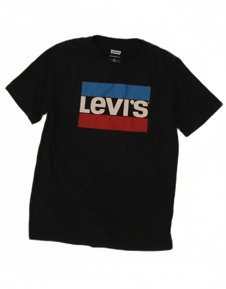 Tricou grafic Levi's pentru baieti Top 15-16 ani negru