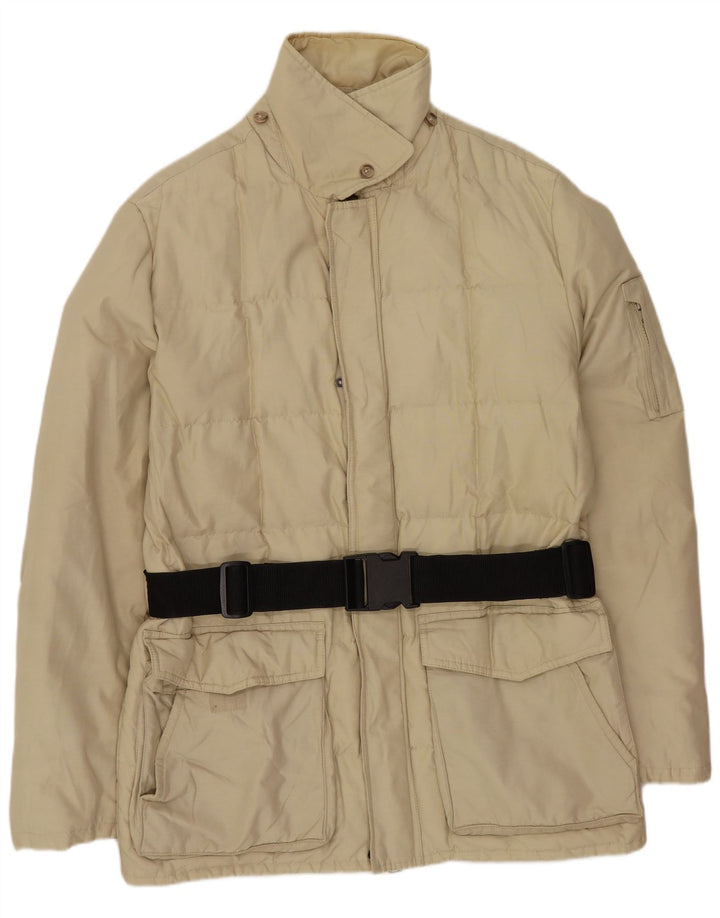 Jachetă căptușită pentru bărbați Woolrich UK 38 Medium Beige Elastomer