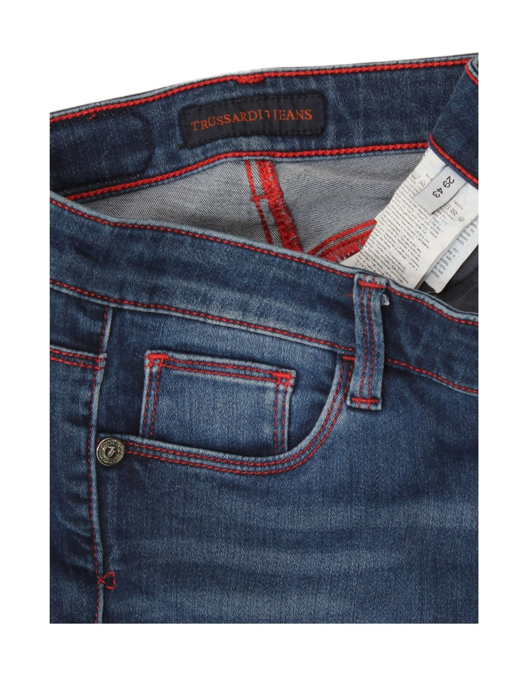 Trussardi blugi skinny pentru femei W29 L28 bumbac albastru