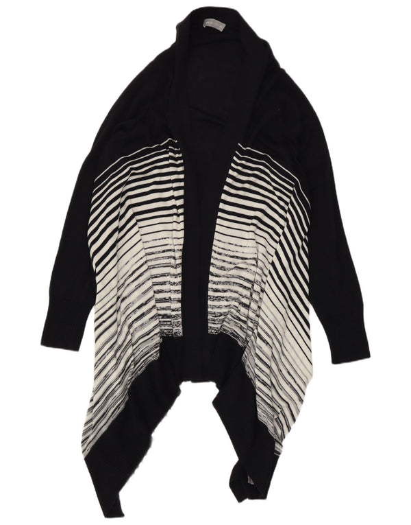 Pulover cardigan asimetric pentru femei Marks & Spencer UK 14 mare negru