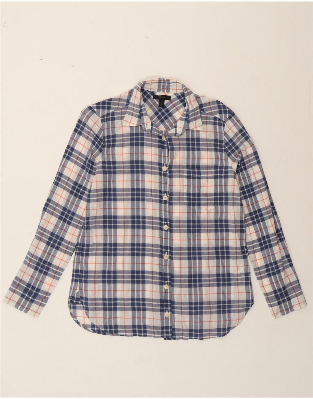 Cămașă pentru femei J. CREW US 6 Medium Blue Check Bumbac