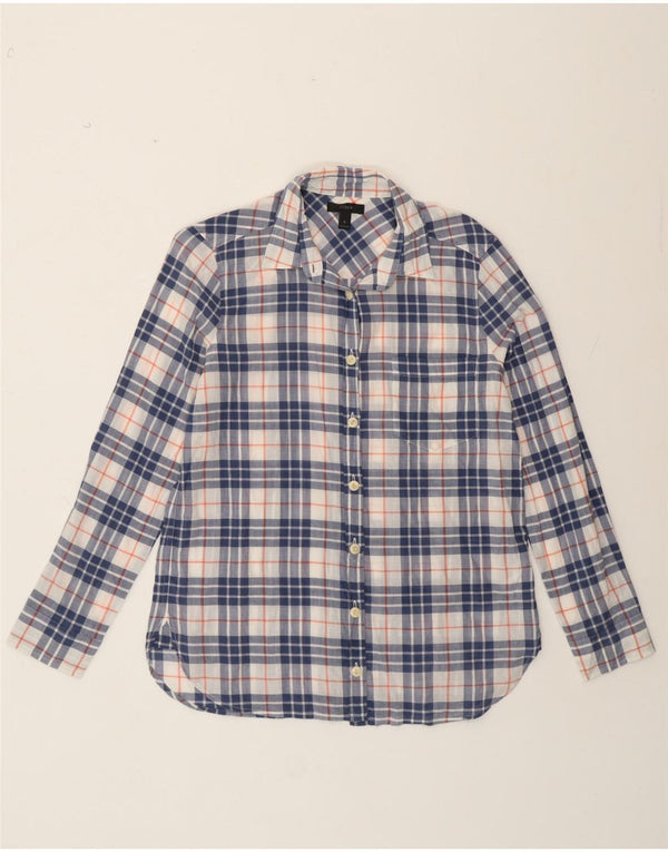 Cămașă pentru femei J. CREW US 6 Medium Blue Check Bumbac