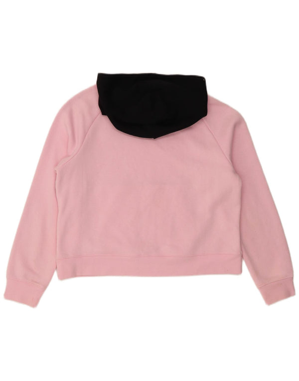 Jumper Jordan pentru fete, grafic crop, 13-14 ani, XL, roz colorblock