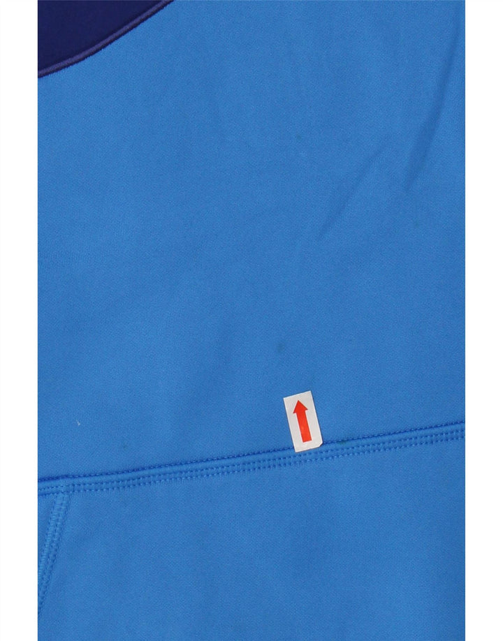 Pulover NIKE pentru damă cu hanoră grafică UK 14, poliester albastru mediu