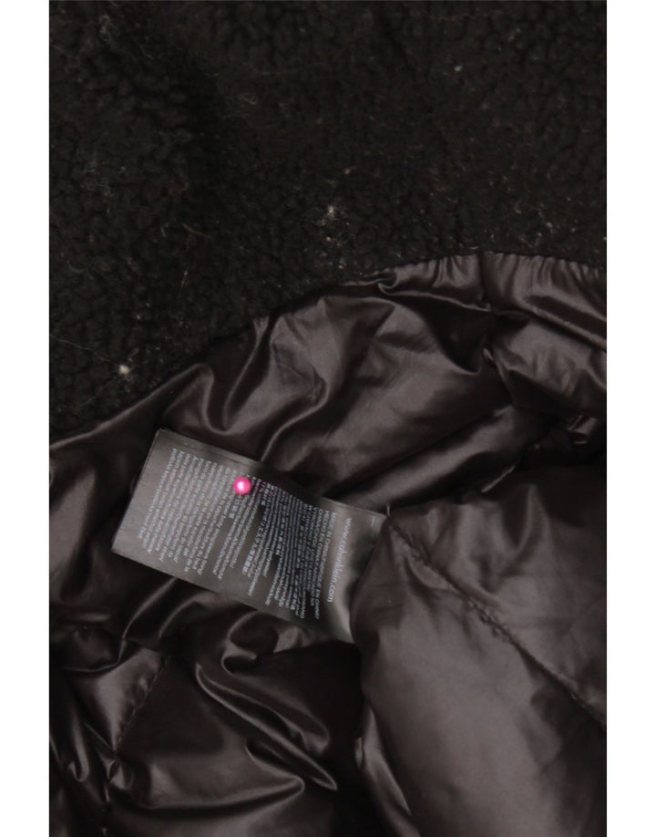 Jachetă căptușită cu glugă Calvin Klein pentru bărbați UK 38 Poliester mediu negru