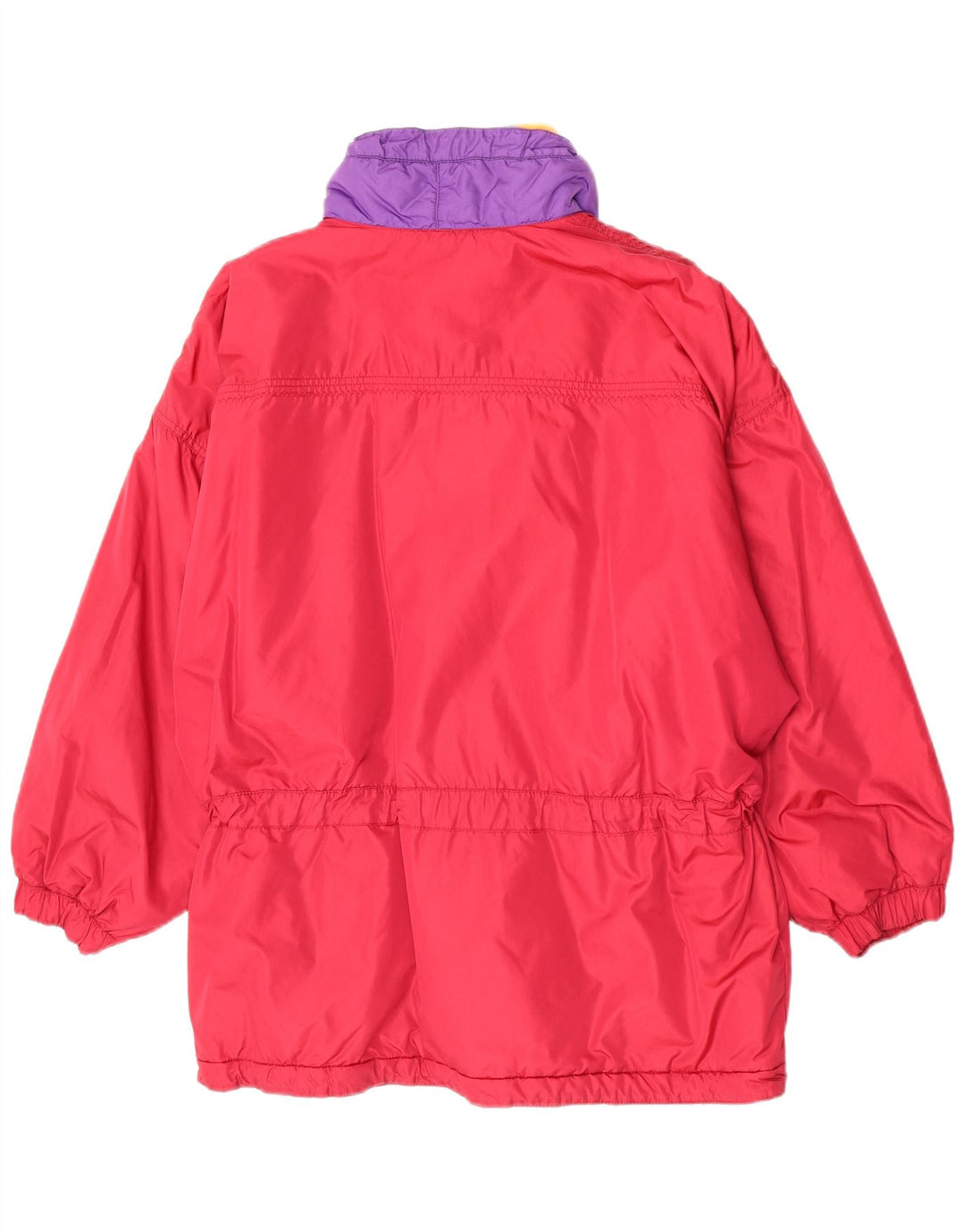 Jachetă de schi supradimensionată pentru femei Vintage IT 44/46 Medium Red Colorblock