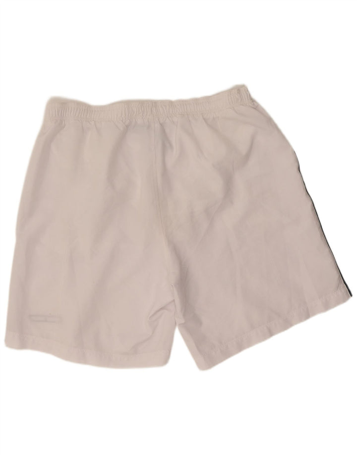 Pantaloni scurți sport Reebok pentru bărbați, mari, alb, din poliester