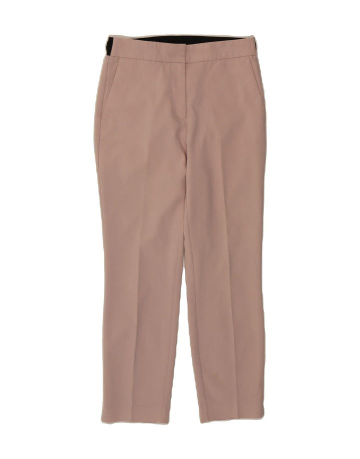 ZARA Womens Slim Chino Trousers Medium W28 L26 Pink Polyester Vintage Zara and Second-Hand Zara from Messina Hembry 