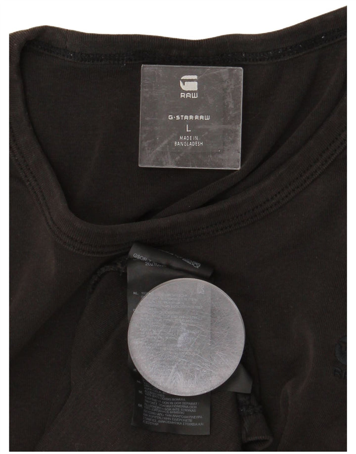 Tricou G-STAR pentru bărbați Top mare, gri bumbac