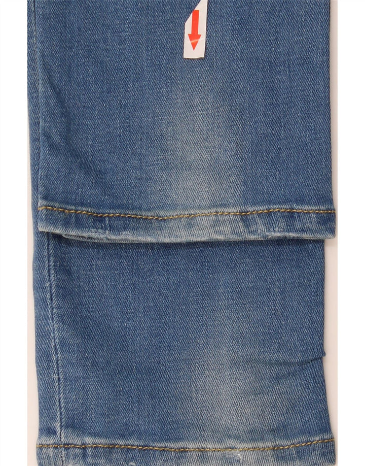 Blugi ZARA Femei Slim EU 40 Medium W30 L30 Albastru