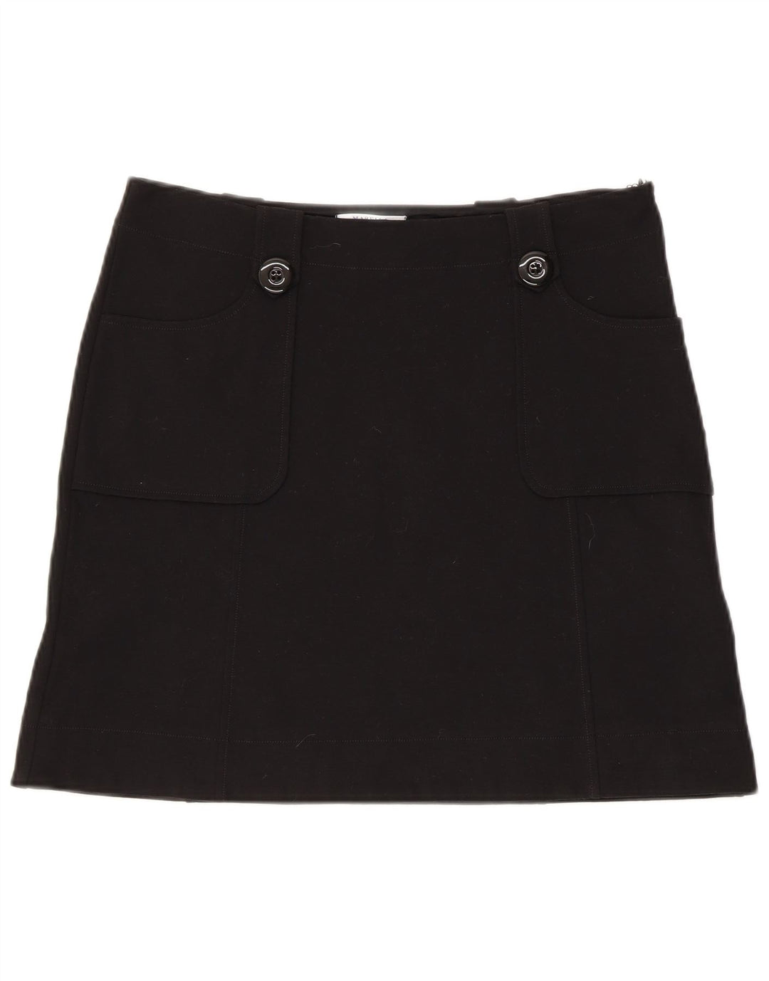 Fusta mini pentru femei Marella UK 10 Small W34 Viscoza neagra