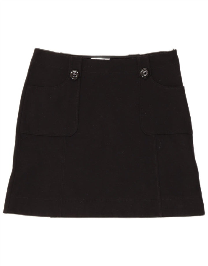 Fusta mini pentru femei Marella UK 10 Small W34 Viscoza neagra