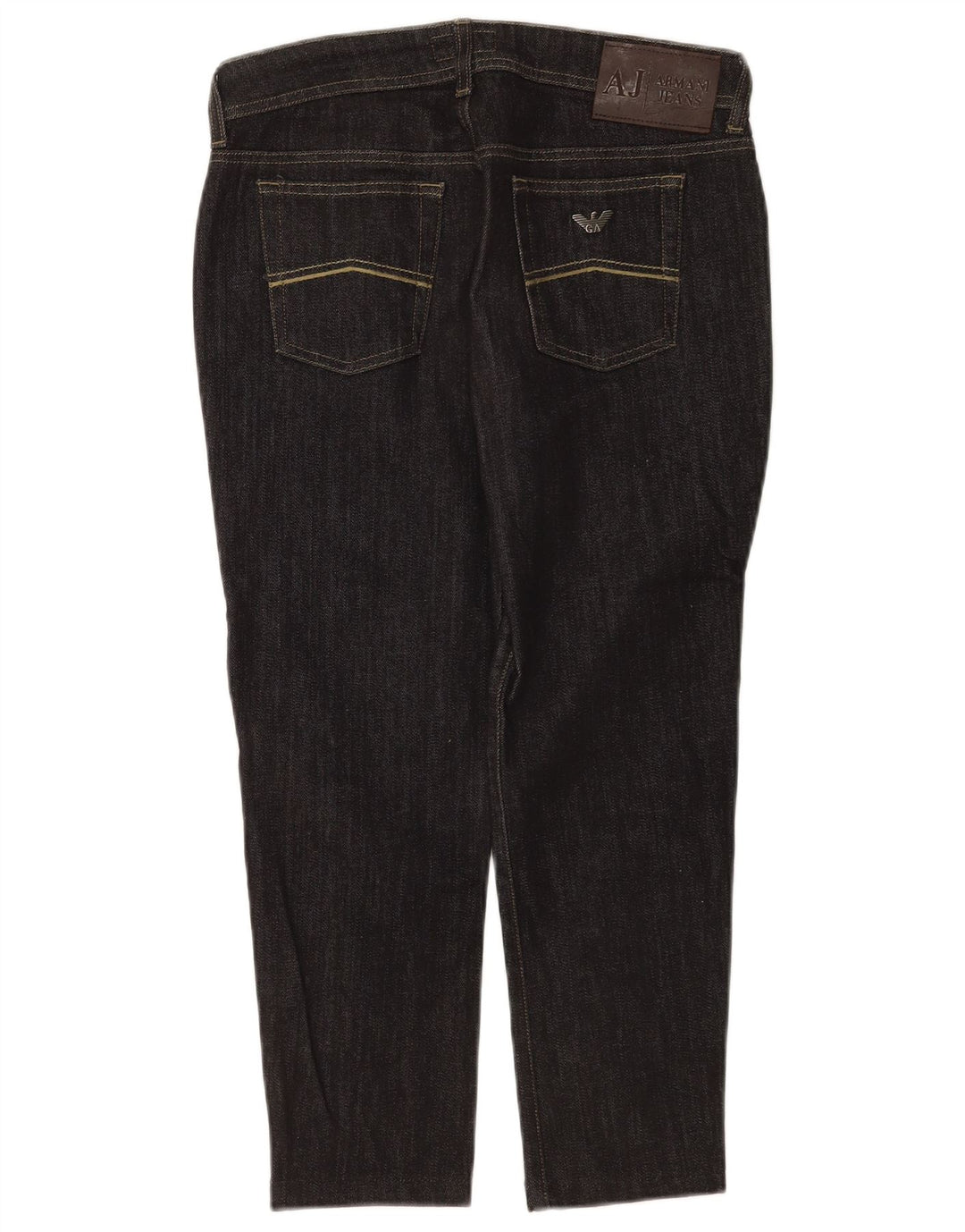 Blugi tăiați pentru femei Armani W29 L23 bumbac negru