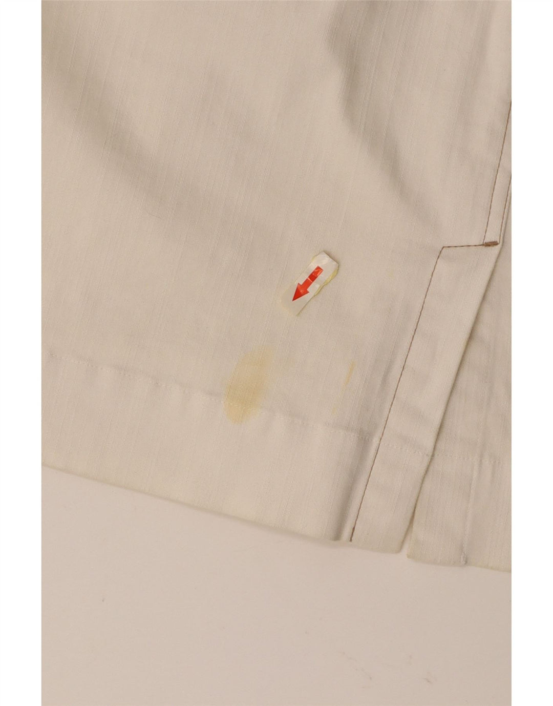 MARLBORO CLASSICS Fustă mini pentru femei cu talie înaltă EU 50 3XL W36 Bumbac alb