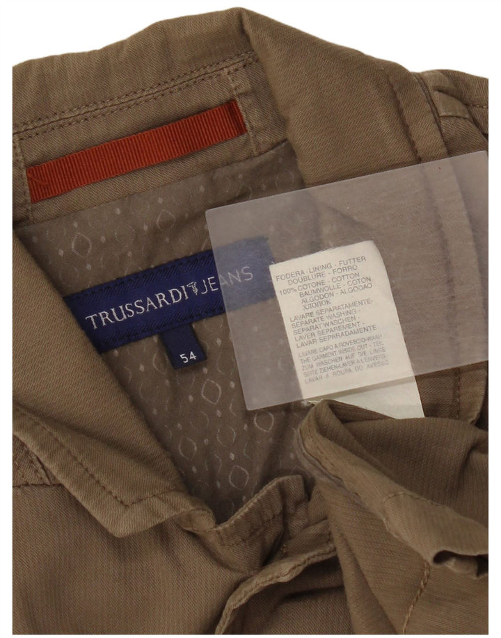 Jachetă Utilitară pentru bărbați Trussardi Jeans IT 54 2XL bumbac bej