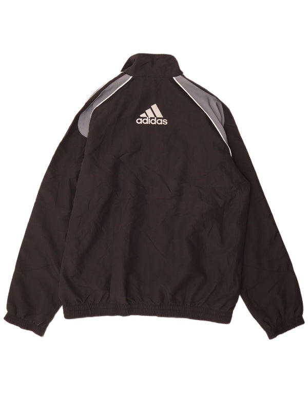 Jachetă de top pentru trening grafic Adidas pentru bărbați XL, negru, sport, blocuri de culoare