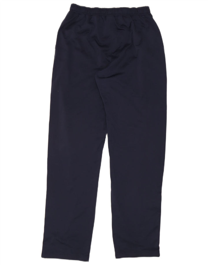 Pantaloni de trening grafic ASICS pentru bărbați, poliester mediu albastru bleumarin