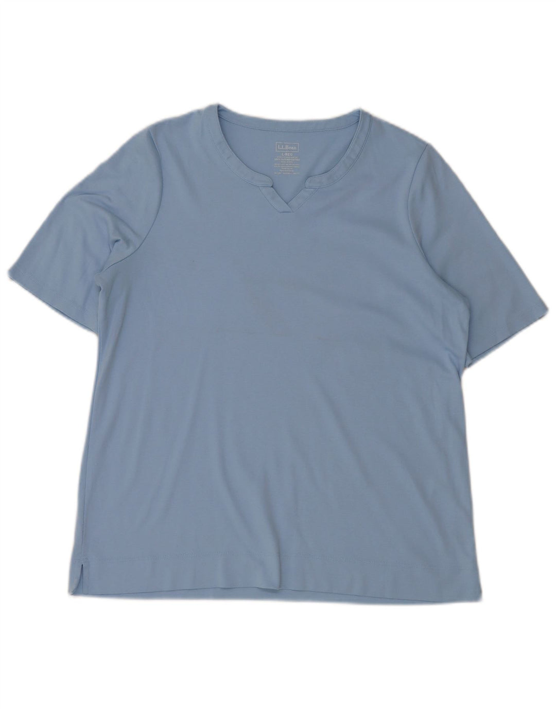 Tricou pentru femei L.L.Bean Top UK 16 Large Blue Bumbac