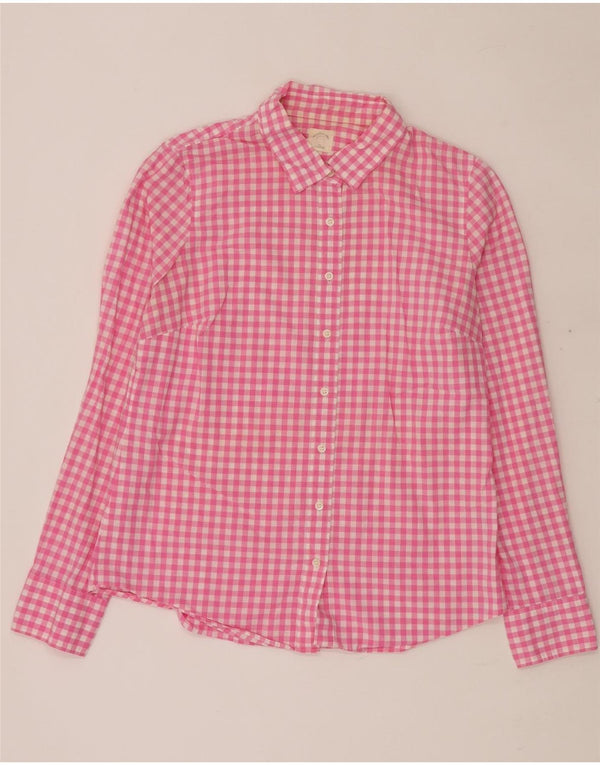 Cămașă pentru femei J. CREW UK 14 Medium Pink Gingham