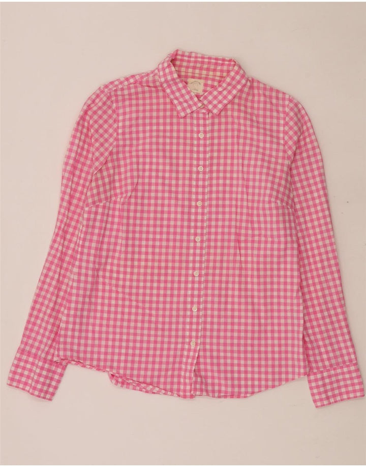 Cămașă pentru femei J. CREW UK 14 Medium Pink Gingham