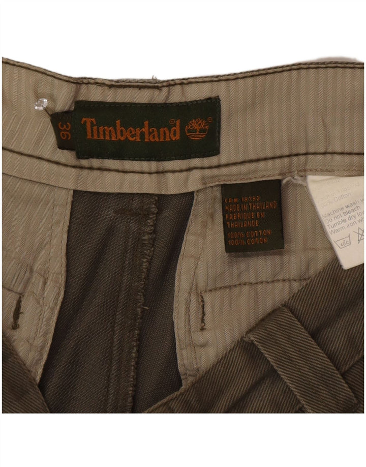 Pantaloni cargo drepti pentru bărbați Timberland W36 L27 bumbac bej