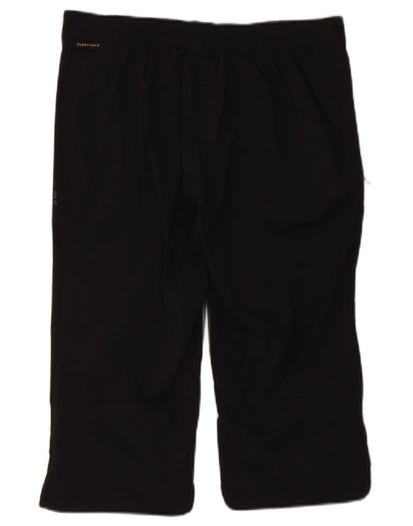 Jack Wolfskin Pantaloni drepti Capri pentru femei UK 12 Medium W30 L17 Negru
