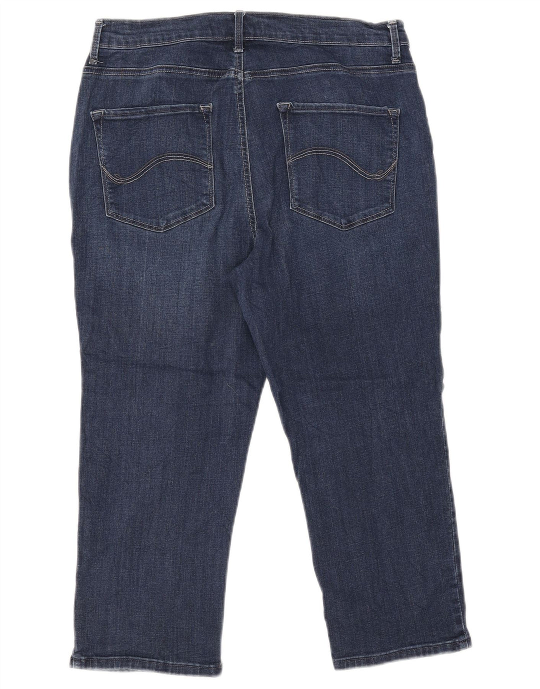 Blugi Capri LEE Platinum Label pentru femei W34 L21 bleumarin