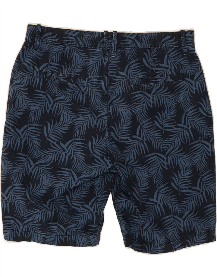 PENGUIN Mens Abstract Pattern Chino Shorts EU 48 Medium W32  Navy Blue Vintage Penguin and Second-Hand Penguin from Messina Hembry 