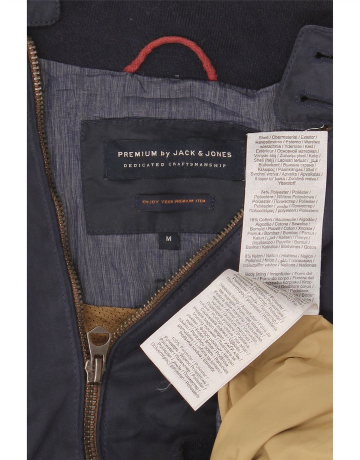 Jack & Jones Bomber Jacket pentru bărbați UK 38 Medium Bleumarin Poliester