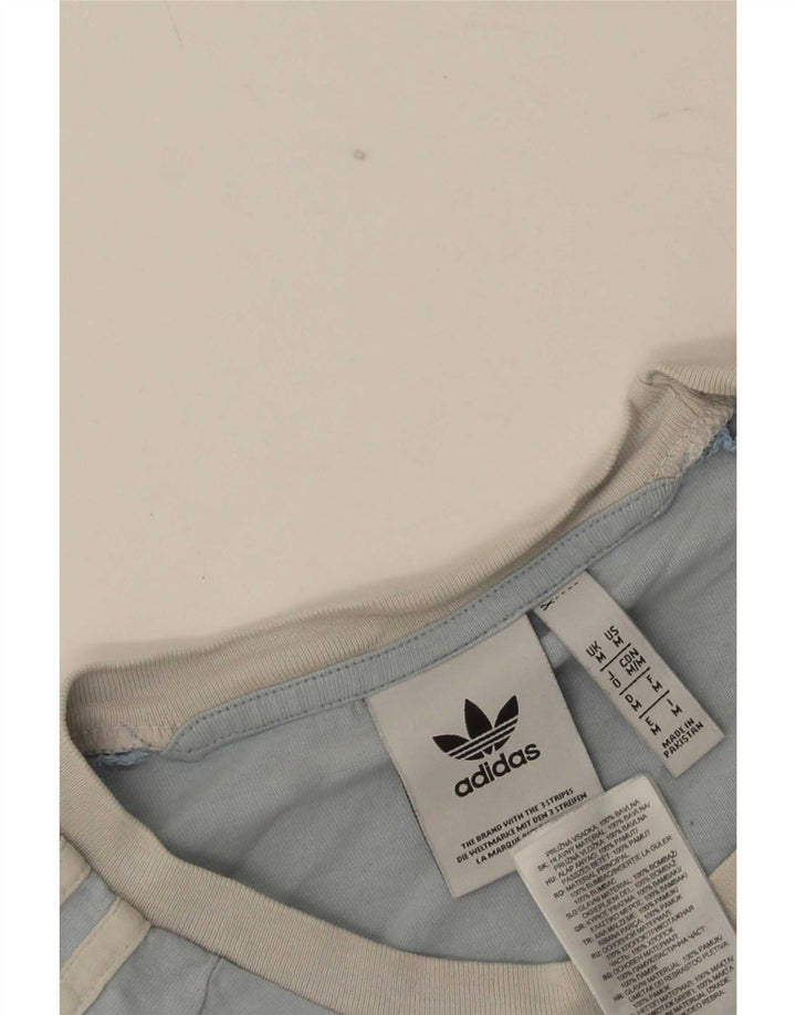Tricou pentru bărbați Adidas Top Medium Blue Bumbac