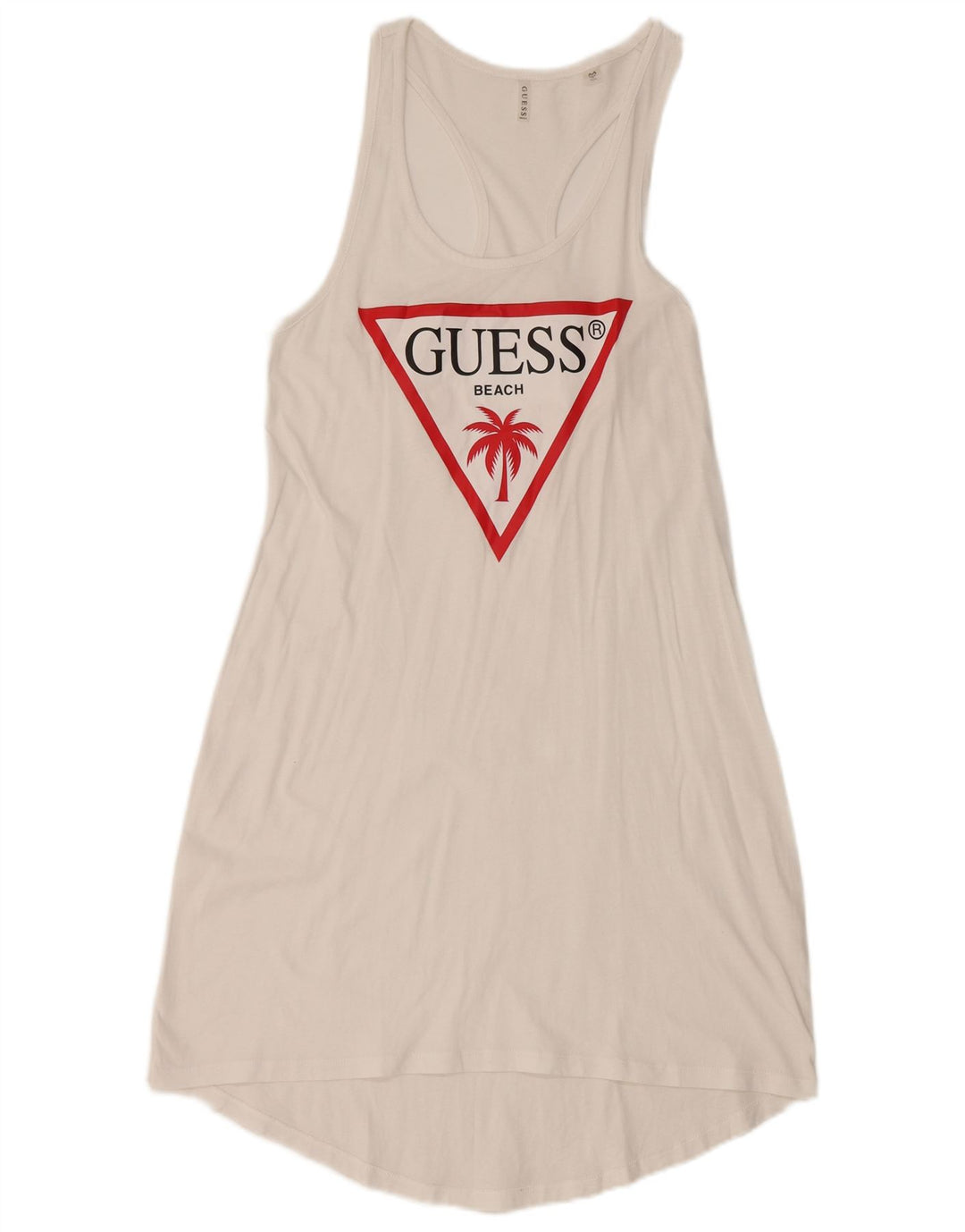 Rochie de soare grafică Guess pentru femei UK 12 Medium White