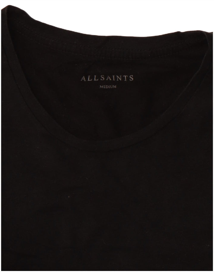 ALL SAINTS Tricou Bărbați Top Mediu Negru Bumbac