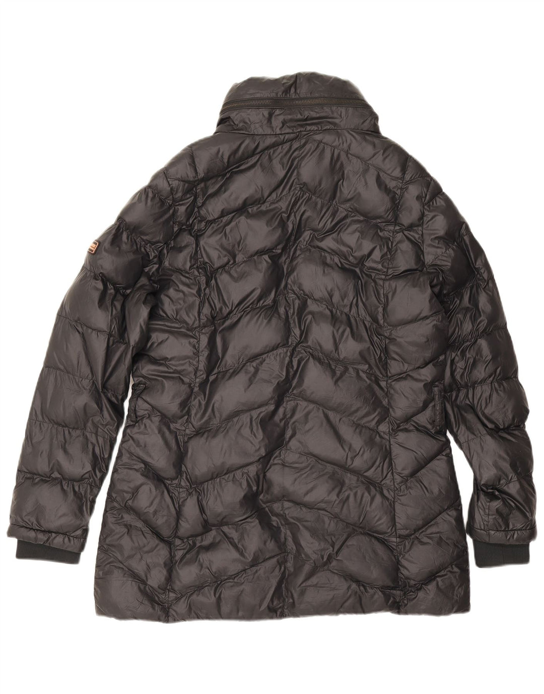 Jachetă căptușită cu glugă Barbour pentru femei UK 16 Poliamidă neagră mare