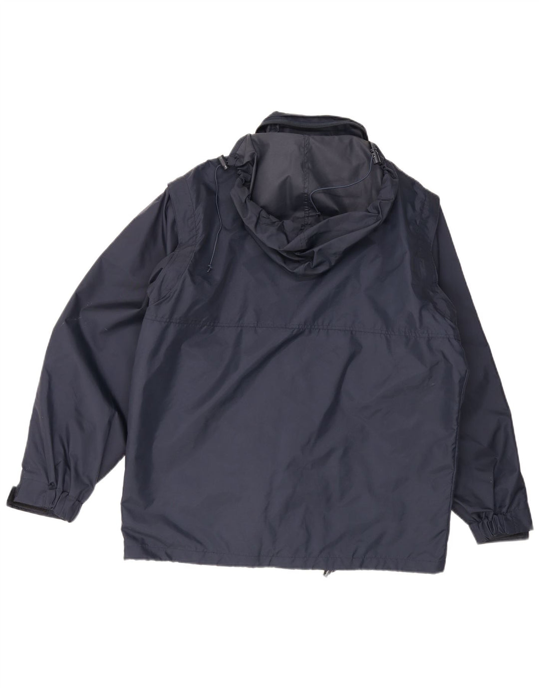 Spalding Jachetă de ploaie cu glugă pentru bărbați UK 38 Medium Bleumarin Poliamidă