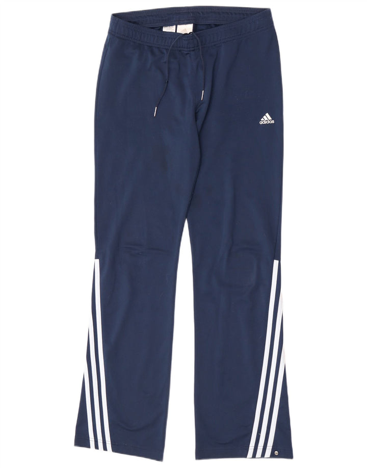 Pantaloni de trening Adidas pentru femei UK 12 Medium Blue Poliester