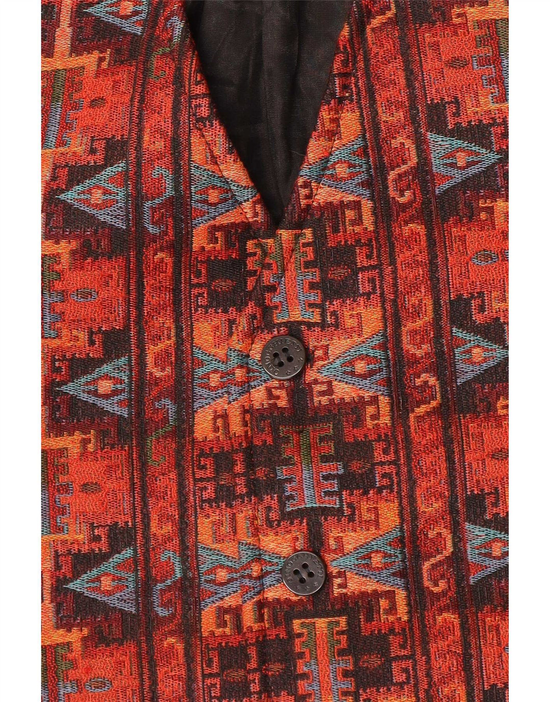 Umberto Ginocchietti Gilet Bărbați Roșu Mediu Geometric