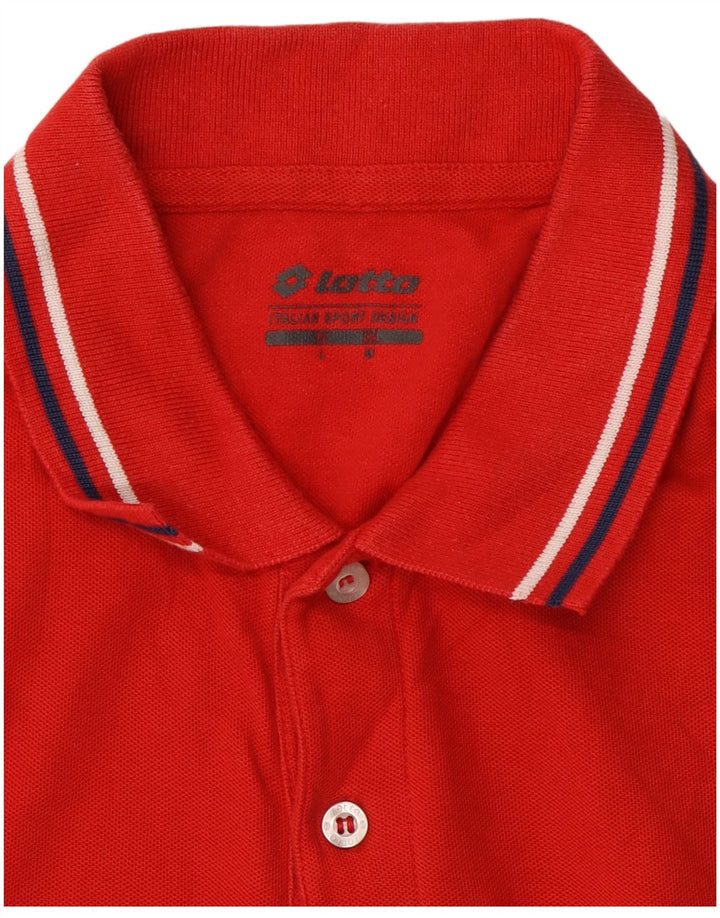Tricou polo pentru bărbați Lotto, roșu mare