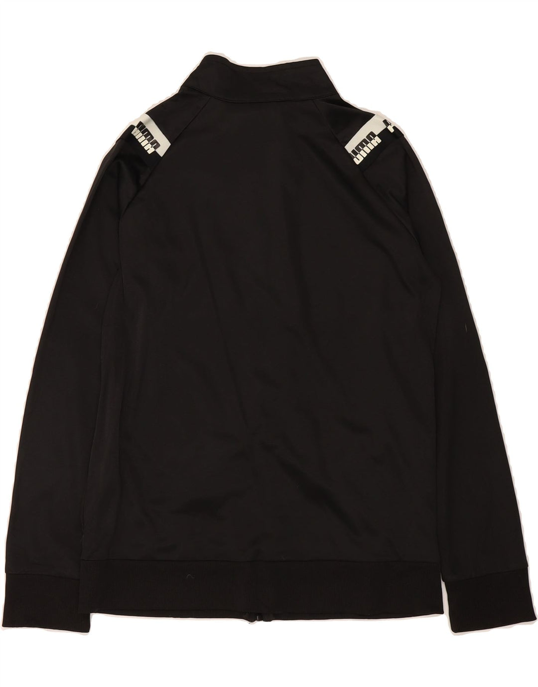 PUMA Boys Graphic Tracksuit Top Jacket 14-15 Years Large  Black Polyester Vintage Puma and Second-Hand Puma from Messina Hembry 