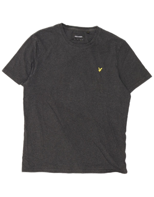 Tricou pentru bărbați Lyle & Scott Top XL bumbac gri