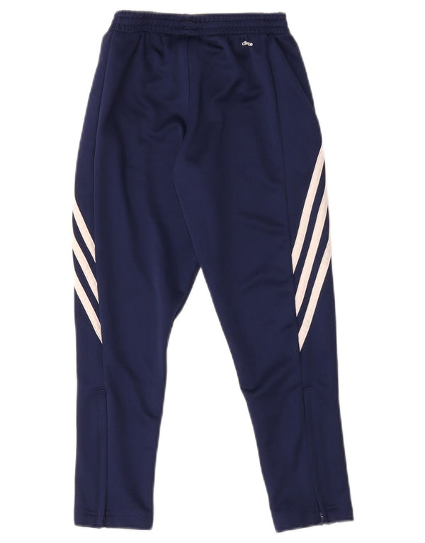 Pantaloni de trening Adidas Climalite pentru baieti 7-8 ani mici, bleumarin