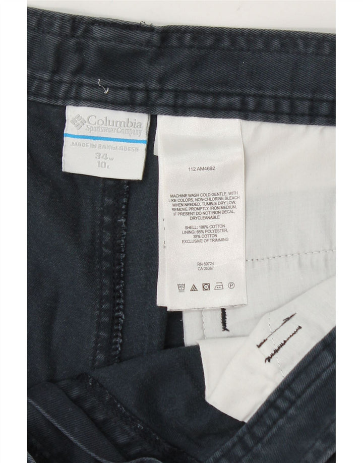 Pantaloni scurți cargo Columbia pentru bărbați W34, mari, albastru, bumbac
