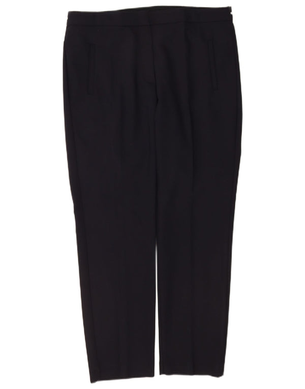 Pantaloni chino conici pentru femei Zara XL W36 L28 bleumarin