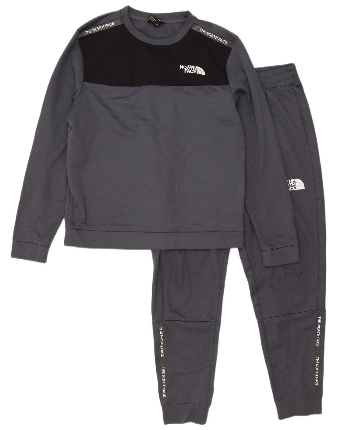 Trening complet The North Face pentru bărbați, gri mediu, color block