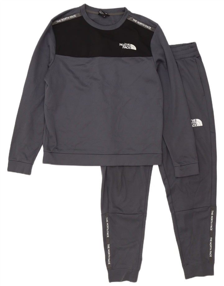 Trening complet The North Face pentru bărbați, gri mediu, color block