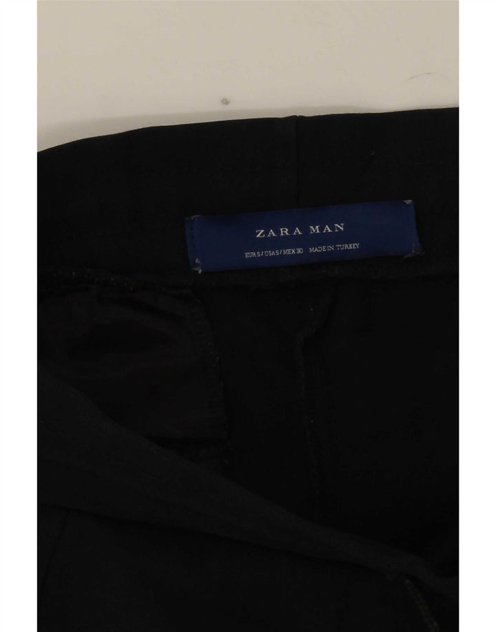 Pantaloni de trening pentru bărbați Zara Pantaloni de jogging mici, albastru bleumarin